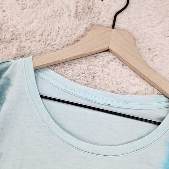 LOGO by Lori Goldstein Fade-Out Tie-Dye Long Sleeve Top US Medium - Picture 5 of 11